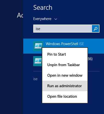run as administrator
